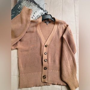 Brown Button Down cardigan (like new)